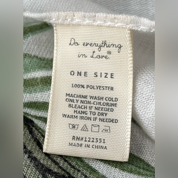 Do Everything In Love Palm Print Kimono - Picture 5 of 5